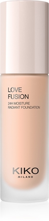 KIKO Milano Love Fusion 24H Moisture Radiant Foundation Langanhaltende cremige Make-up mit feuchtigkeitsspendender Wirkung