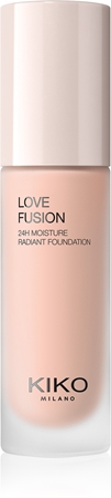 KIKO Milano Love Fusion 24H Moisture Radiant Foundation Langanhaltende cremige Make-up mit feuchtigkeitsspendender Wirkung