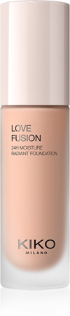 KIKO Milano Love Fusion 24H Moisture Radiant Foundation Langanhaltende cremige Make-up mit feuchtigkeitsspendender Wirkung