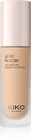 KIKO Milano Love Fusion 24H Moisture Radiant Foundation Langanhaltende cremige Make-up mit feuchtigkeitsspendender Wirkung
