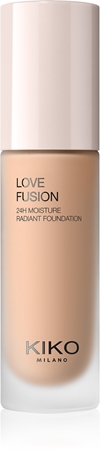 KIKO Milano Love Fusion 24H Moisture Radiant Foundation Langanhaltende cremige Make-up mit feuchtigkeitsspendender Wirkung