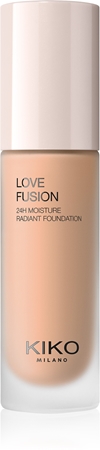 KIKO Milano Love Fusion 24H Moisture Radiant Foundation Langanhaltende cremige Make-up mit feuchtigkeitsspendender Wirkung