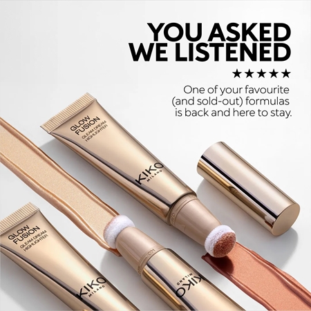 KIKO Milano Glow Fusion Gleam Dream Highlighter Flüssig-Highlighter im Schwamm
