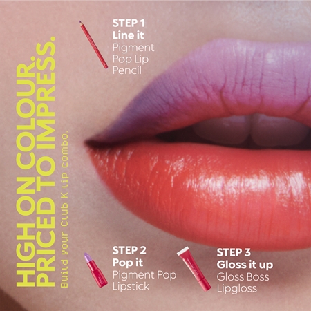 KIKO Milano Club K By Kiko Milano Pigment Pop Lipstick cremiger hydratisierender Lippenstift