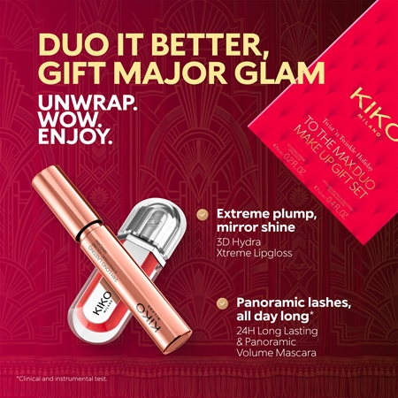 KIKO Milano Twist 'N Twinkle Holiday To The Max Duo Geschenkset für Damen