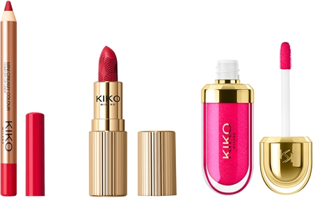 KIKO Milano Twist 'N Twinkle Holiday Mini Kiss Squad Geschenkset für Lippen mini