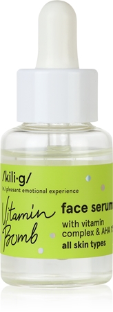 Kilig Vitamin Bomb sérum hydratant visage avec AHA Acids