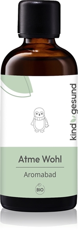 Kindgesund Breathe Well Aroma Bath Bath Oil for better health of the respiratory system