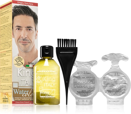 King Italy Water Color Permanent-Haarfarbe für Herren
