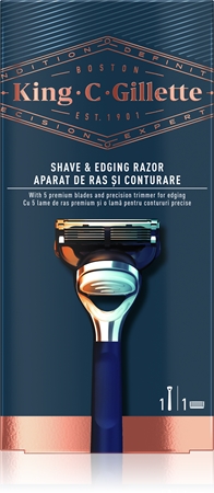 King C. Gillette Shave & Edging Razor partakone + vaihtopää
