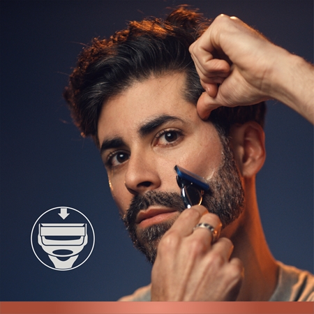 King C. Gillette Shave & Edging Razor heads tête de rechange rasage