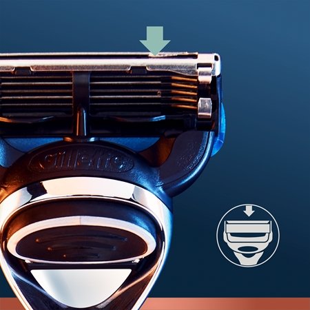 King C. Gillette Shave & Edging Razor heads tête de rechange rasage