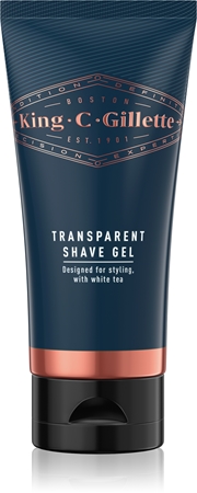 King C. Gillette Transparent Shave Gel White Tea Rakgel