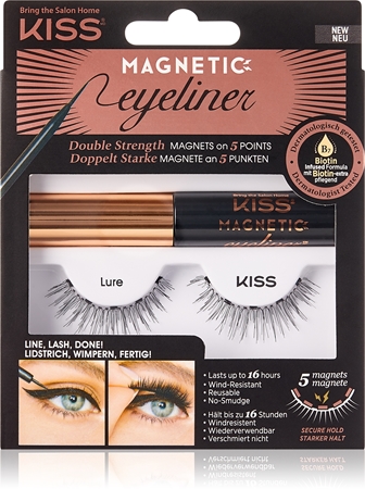 KISS Magnetic Eyeliner & Eyelash Kit magnetické mihalnice