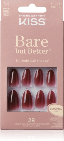 KISS Bare But Better Medium false nails