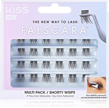 KISS Falscara Wisp trsové nalepovací řasy s uzlíkem