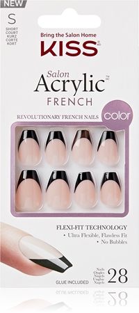 KISS Acrylic French Color Unghie finte