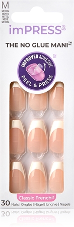 KISS imPRESS The No Glue Mani künstliche Fingernägel selbstklebend