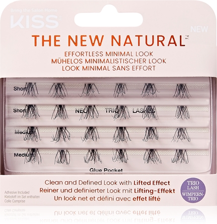 KISS The New Natural Effortless Minimal Look faux-cils individuels sans nœud