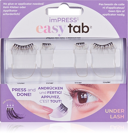KISS imPRESS easy tab grappes de faux-cils auto-adhésifs