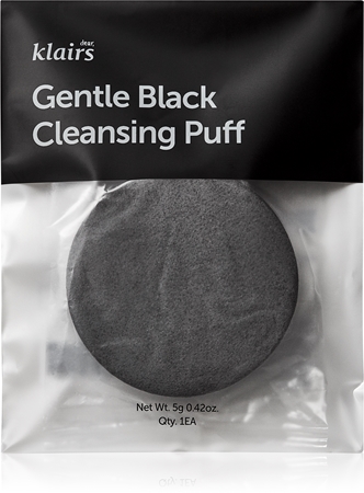 Klairs Gentle Black Cleansing Puff gąbeczka oczyszczająca do twarzy
