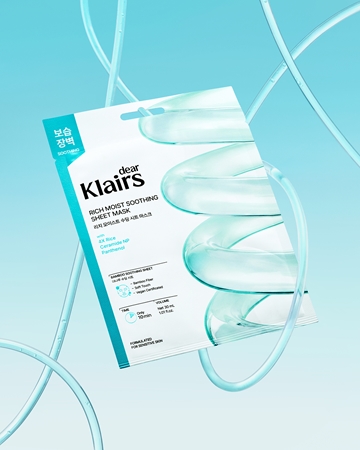 Dear Klairs Rich Moist Soothing Tencel Sheet Mask maska łagodząca w płacie o działaniu nawilżającym