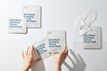 Klairs Rich Moist Soothing Tencel Sheet Mask Calming Face Sheet Mask with moisturising effect