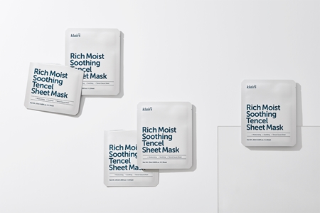 Klairs Rich Moist Soothing Tencel Sheet Mask Calming Face Sheet Mask with moisturising effect