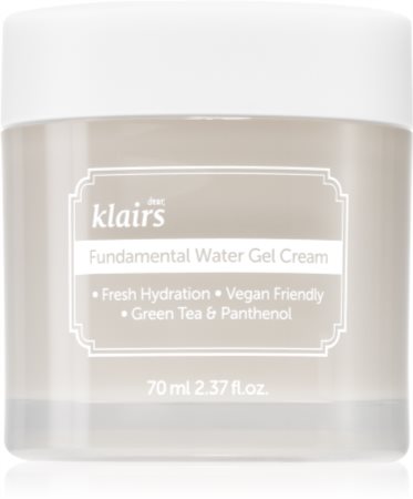 Klairs Fundamental Water Gel Cream creme gel hidratante para rosto