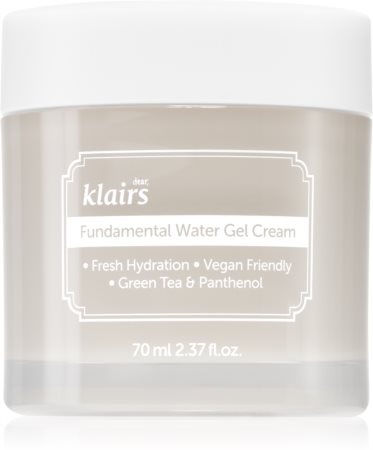Klairs Fundamental Water Gel Cream żelowy krem nawilżający do twarzy