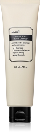 Klairs Gentle Black Facial Cleanser sanftes Reinigungsgel für empfindliche Haut