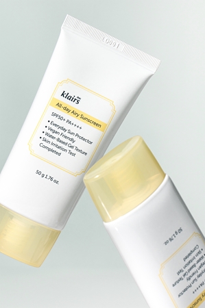 Klairs All-day Airy Sunscreen gel-crème léger protecteur SPF 50+