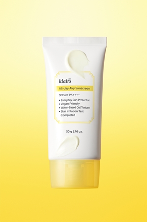Klairs All-day Airy Sunscreen gel-crème léger protecteur SPF 50+