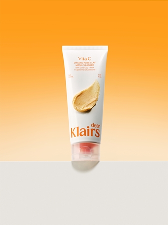 Dear Klairs Vitamin Pore Clay Mask Cleanser hydratisierender Reinigungsschaum zur Verjüngung der Gesichtshaut