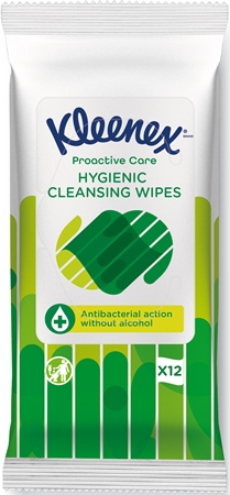 Kleenex Antibacterial Wet Wipes Våtservetter utan alkohol