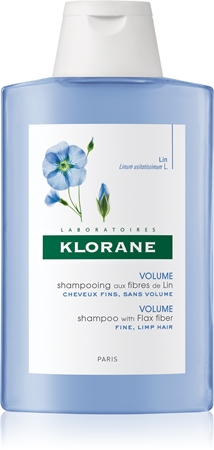 Klorane Flax Fiber șampon pentru par fin
