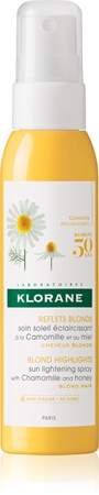 Klorane Camomille soin sans rinçage sublimateur et illuminateur des cheveux blonds