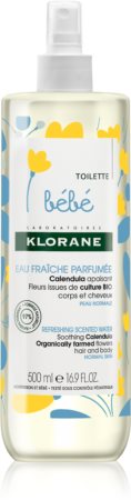 Klorane Bébé Calendula erfrischendes Spray mit Parfümierung