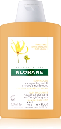 Klorane Ylang-Ylang intenzivně vyživující šampon pro vlasy namáhané sluncem