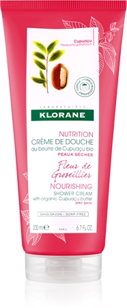 Klorane Cupuaçu Fleur de Groseillier intensiv feuchtigkeitsspendende Duschcreme