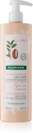 Klorane Bio Cupuaçu Butter intenzivně vyživující tělové mléko