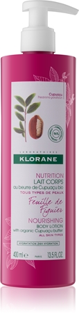 Klorane Cupuaçu Bio Listy fíkovníku vyživující tělové mléko