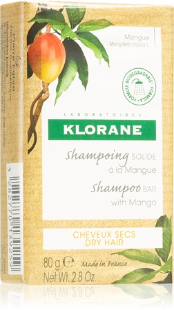Klorane Mango trdi šampon za prehrano in sijaj