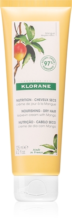 Klorane Mango κρέμα χωρίς ξέβγαλμα για θρέψη και ενυδάτωση