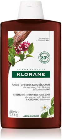 Klorane Quinine & Edelweiss Bio šampon za okrepitev las proti izpadanju las