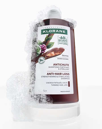 Klorane Quinine & Edelweiss Bio stärkendes Shampoo gegen Haarausfall