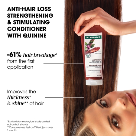Klorane Quinine Strengthening & Stimulating Conditioner Fortifying Balm for Weak Hair Prone to Falling Out