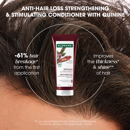 Klorane Quinine Strengthening & Stimulating Conditioner Fortifying Balm for Weak Hair Prone to Falling Out