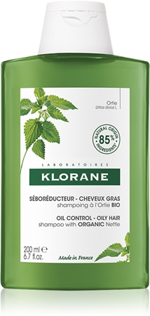 Klorane Ortie shampoing purifiant pour cheveux gras