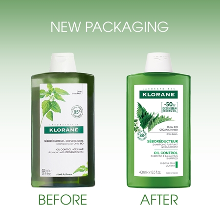 Klorane Ortie shampoing purifiant pour cheveux gras